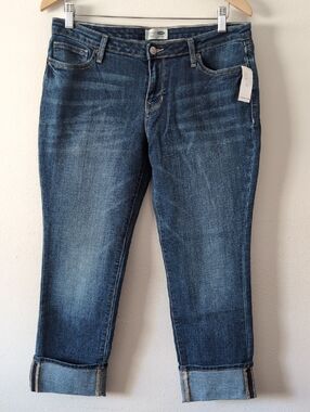 Old Navy Cuffed Cropped Jeans 8 Petite 8P
